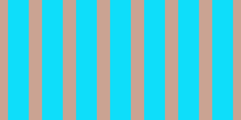 #0edefa, #caa393 vertical lines, forty-four pixels wide, sixty-nine pixels apart