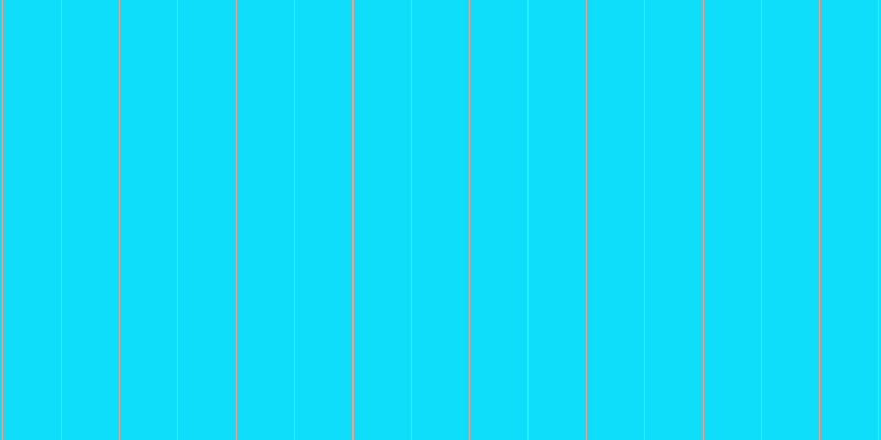 #0edefa, #eba393 vertical lines, one pixels wide, fifty-two pixels apart