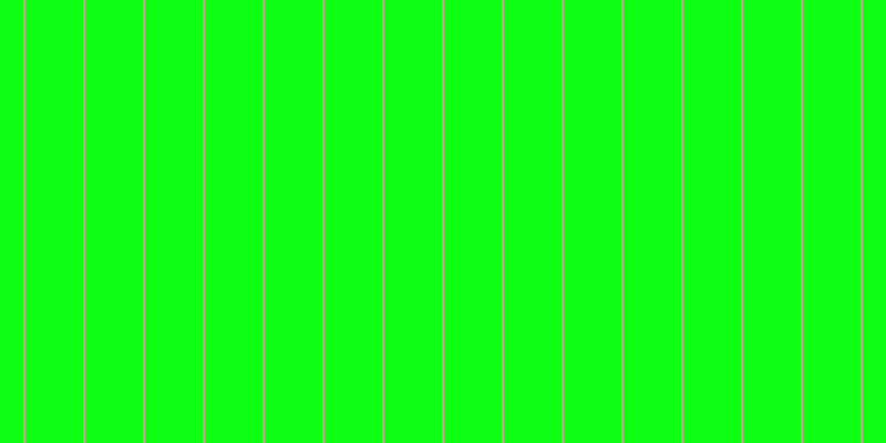 #0eff13, #caa393 vertical lines, two pixels wide, fifty-two pixels apart