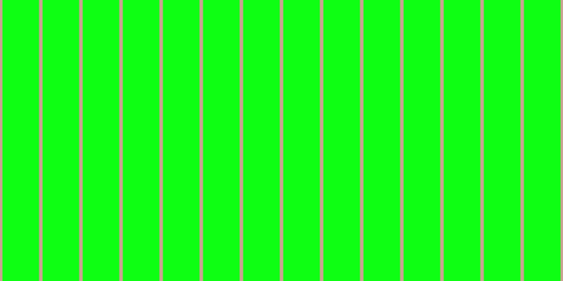 #0eff13, #caa393 vertical lines, five pixels wide, fifty-two pixels apart