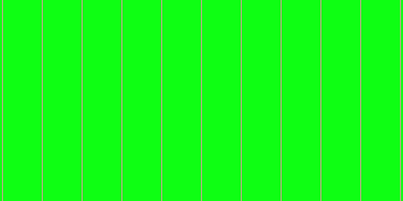 #0eff13, #caa393 vertical lines, two pixels wide, seventy-seven pixels apart