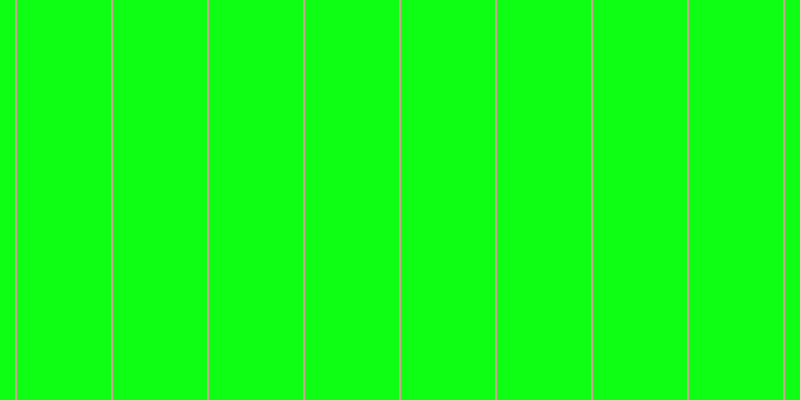 #0eff13, #caa393 vertical lines, two pixels wide, ninety-four pixels apart