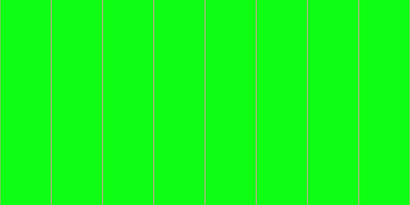 #0eff13, #caa393 vertical lines, two pixels wide, ninety-eight pixels apart
