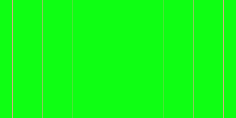 #0eff13, #eba393 vertical lines, two pixels wide, one hundred pixels apart