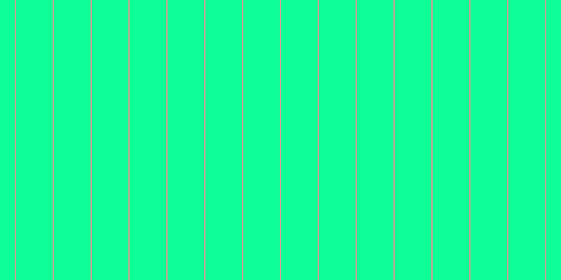 #0eff97, #caa393 vertical lines, two pixels wide, fifty-two pixels apart
