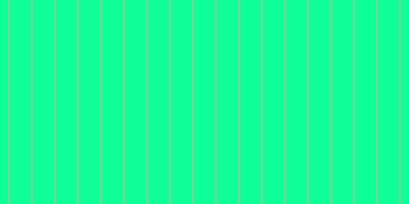 #0eff97, #eba393 vertical lines, two pixels wide, forty-three pixels apart