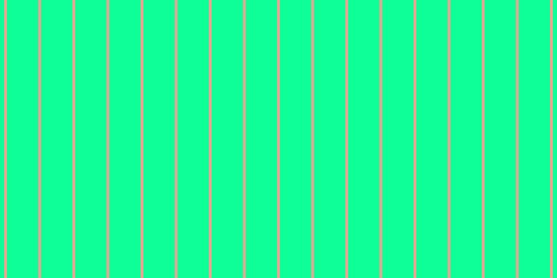 #0eff97, #eba393 vertical lines, four pixels wide, forty-five pixels apart