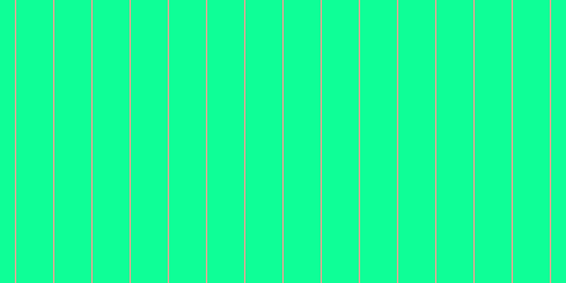 #0eff97, #eba393 vertical lines, two pixels wide, fifty-two pixels apart