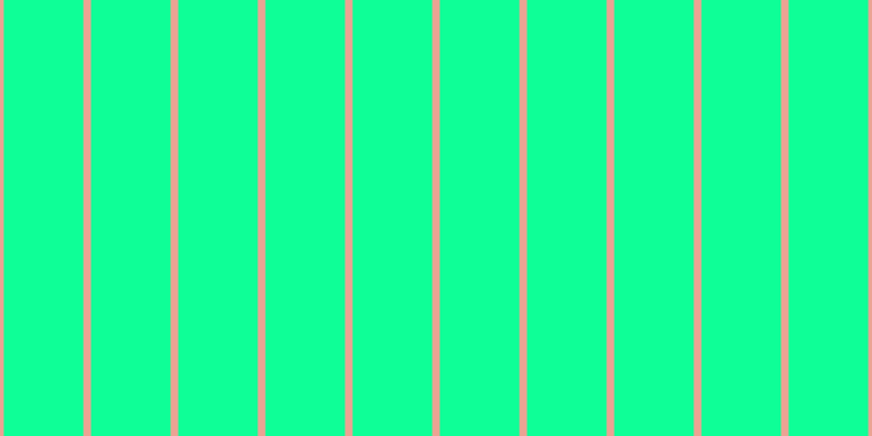 #0eff97, #eba393 vertical lines, seven pixels wide, seventy-three pixels apart