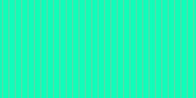 #0effb8, #caa393 vertical lines, two pixels wide, twenty-four pixels apart