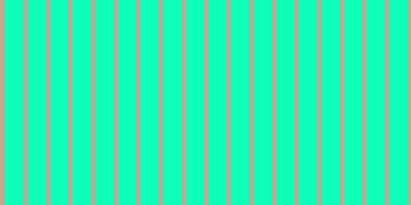 #0effb8, #caa393 vertical lines, eight pixels wide, thirty-six pixels apart