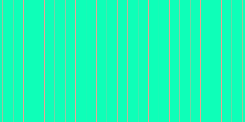 #0effb8, #eba393 vertical lines, two pixels wide, thirty-two pixels apart