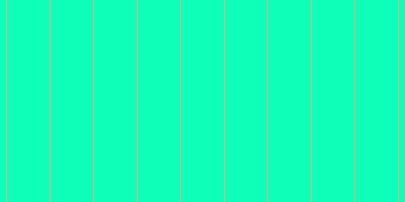 #0effb8, #eba393 vertical lines, two pixels wide, eighty-four pixels apart