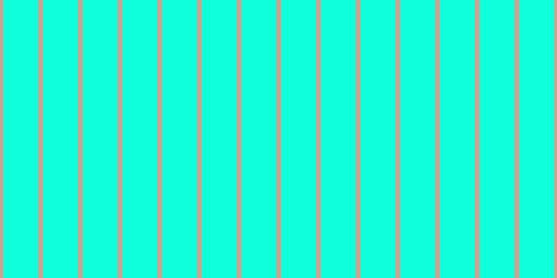 #0effd9, #caa393 vertical lines, seven pixels wide, fifty pixels apart