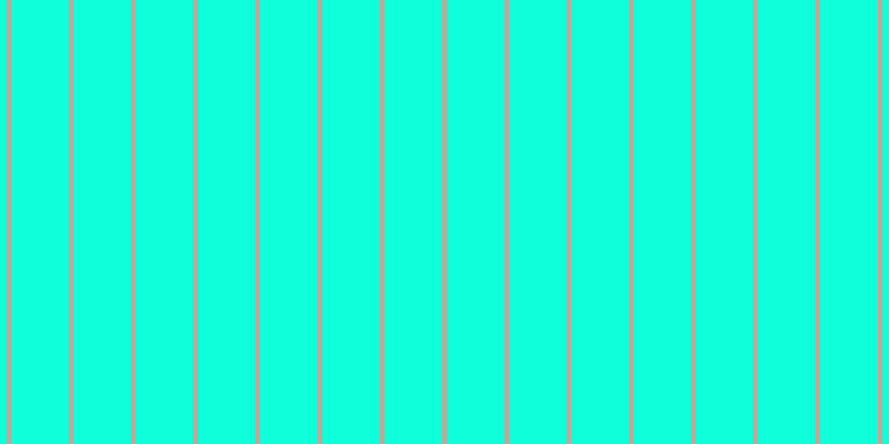 #0effd9, #caa393 vertical lines, four pixels wide, fifty-two pixels apart
