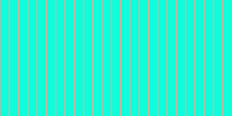 #0effd9, #eba393 vertical lines, four pixels wide, twenty-eight pixels apart