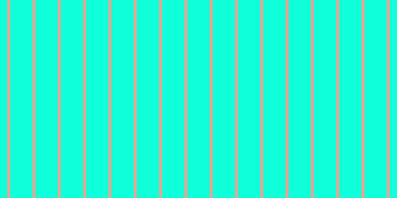 #0effd9, #eba393 vertical lines, six pixels wide, forty-five pixels apart