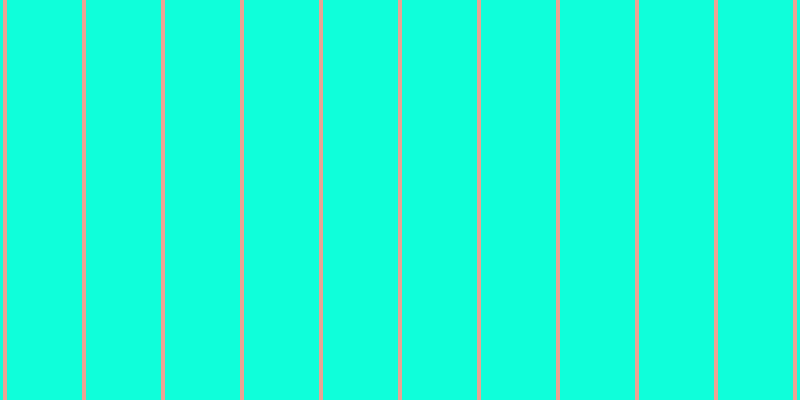 #0effd9, #eba393 vertical lines, four pixels wide, seventy-five pixels apart