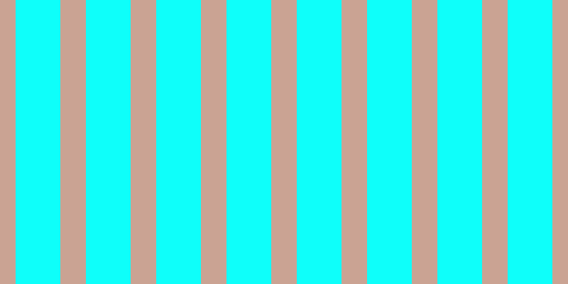 #0efffa, #caa393 vertical lines, thirty-six pixels wide, sixty-three pixels apart