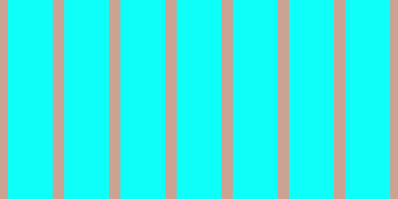 #0efffa, #caa393 vertical lines, twenty-three pixels wide, ninety pixels apart