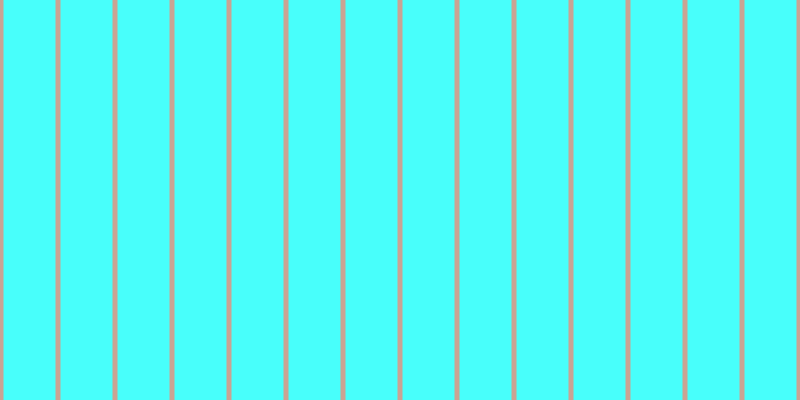 #0efffa (75%), #caa393 vertical lines, five pixels wide, fifty-two pixels apart
