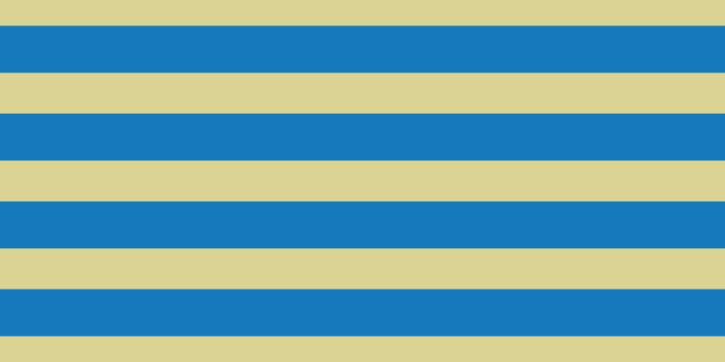 #1679bb, #dbd393 horizontal lines, forty-five pixels wide, fifty-two pixels apart