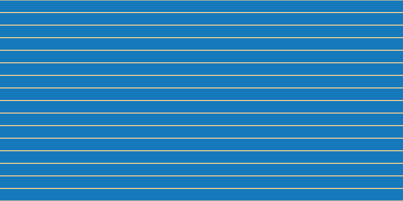 #1679bb, #fcd393 horizontal lines, two pixels wide, twenty-three pixels apart
