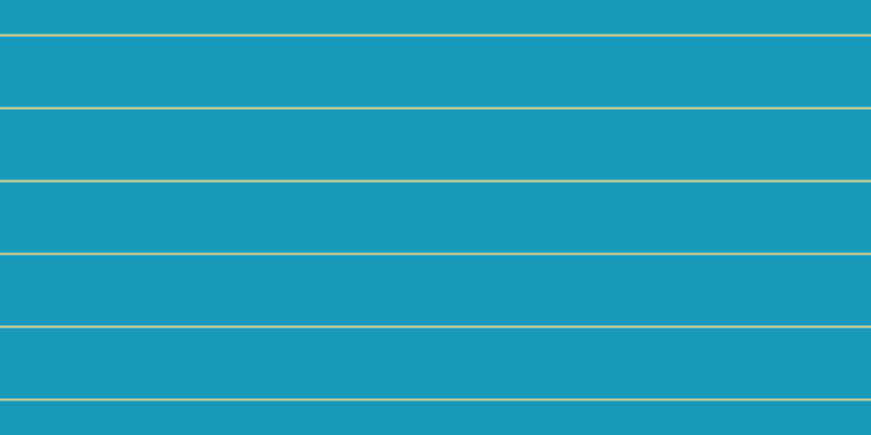 #169abb, #dbd393 horizontal lines, two pixels wide, sixty-five pixels apart