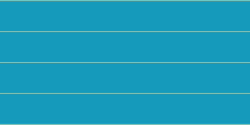 #169abb, #dbd393 horizontal lines, two pixels wide, ninety-seven pixels apart