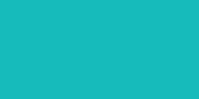 #16bbbb, #fcd393 horizontal lines, one pixels wide, one hundred pixels apart