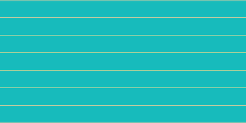 #16bbbb, #fcd393 horizontal lines, two pixels wide, fifty-five pixels apart