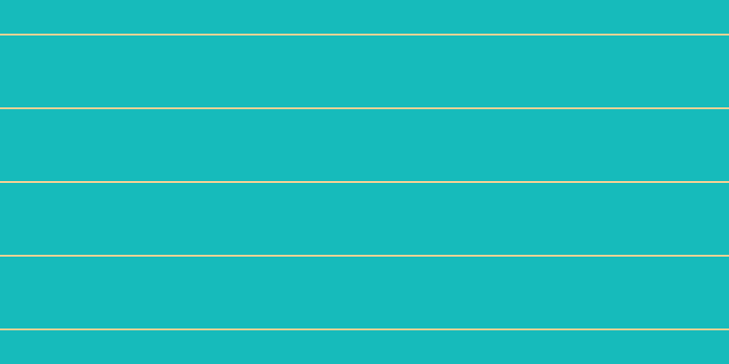 #16bbbb, #fcd393 horizontal lines, two pixels wide, seventy-nine pixels apart