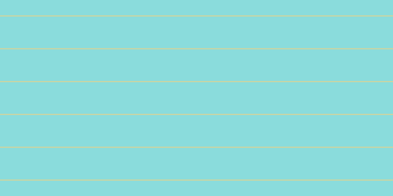 #16bbbb (50%), #dbd393 horizontal lines, two pixels wide, sixty-five pixels apart