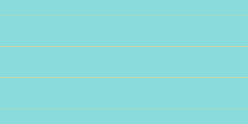 #16bbbb (50%), #dbd393 horizontal lines, two pixels wide, ninety-nine pixels apart