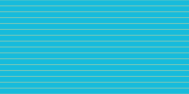 #16bbdc, #dbd393 horizontal lines, two pixels wide, twenty-three pixels apart