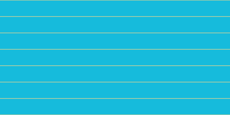 #16bbdc, #dbd393 horizontal lines, two pixels wide, fifty-five pixels apart