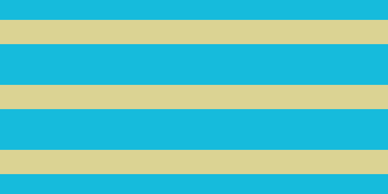 #16bbdc, #dbd393 horizontal lines, fifty pixels wide, eighty-four pixels apart