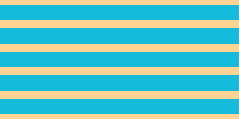 #16bbdc, #fcd393 horizontal lines, twenty-seven pixels wide, fifty-two pixels apart