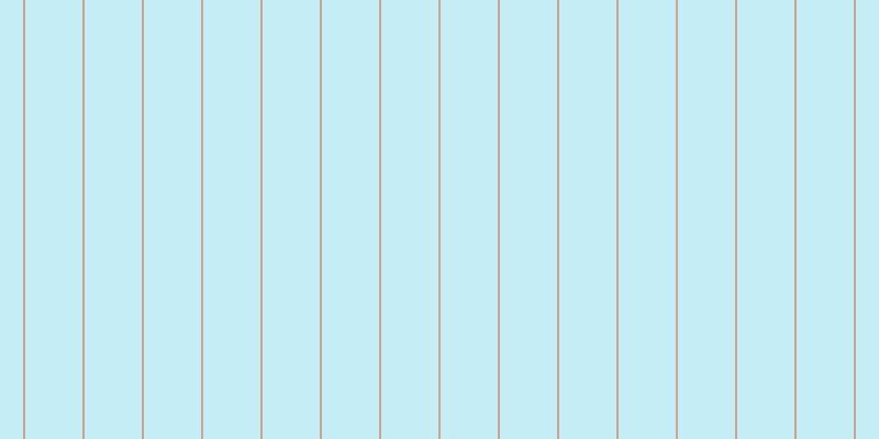 #16bbdc (25%), #caa393 vertical lines, two pixels wide, fifty-two pixels apart