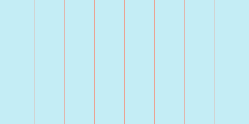 #16bbdc (25%), #eba393 vertical lines, two pixels wide, ninety-four pixels apart
