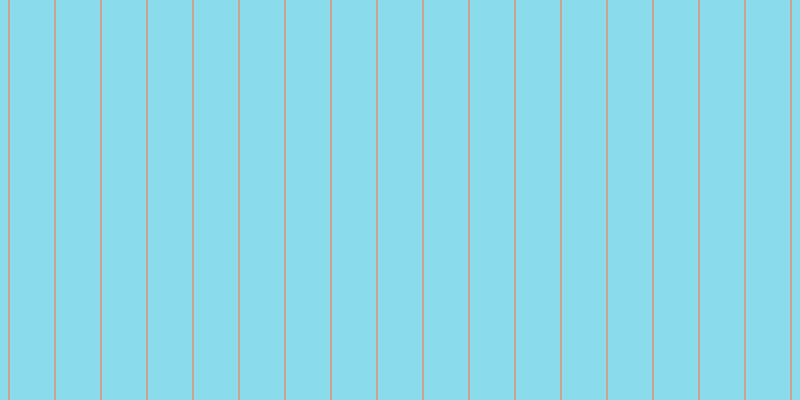 #16bbdc (50%), #caa393 vertical lines, two pixels wide, forty-four pixels apart