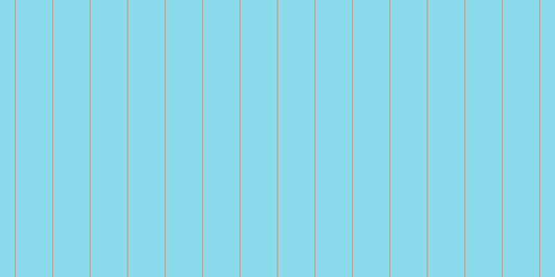 #16bbdc (50%), #caa393 vertical lines, two pixels wide, fifty-two pixels apart