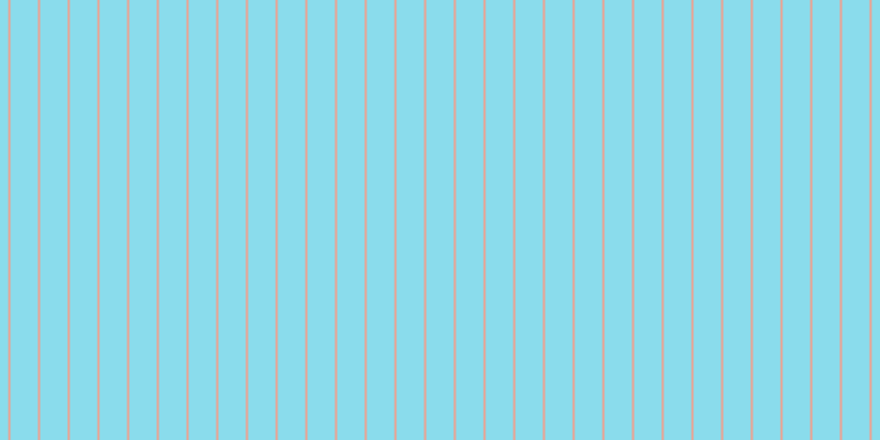 #16bbdc (50%), #eba393 vertical lines, two pixels wide, twenty-five pixels apart