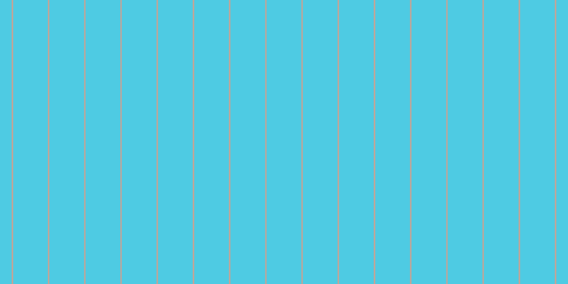 #16bbdc (75%), #caa393 vertical lines, two pixels wide, forty-nine pixels apart