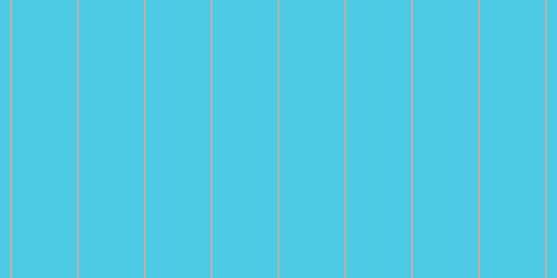 #16bbdc (75%), #eba393 vertical lines, two pixels wide, ninety-four pixels apart