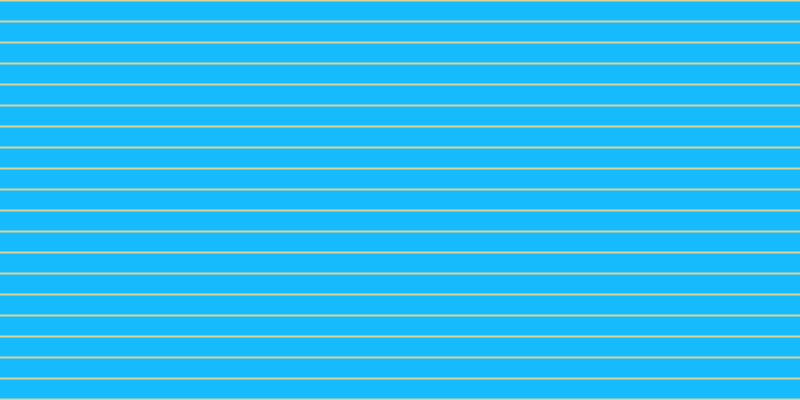#16bbfd, #dbd393 horizontal lines, two pixels wide, nineteen pixels apart