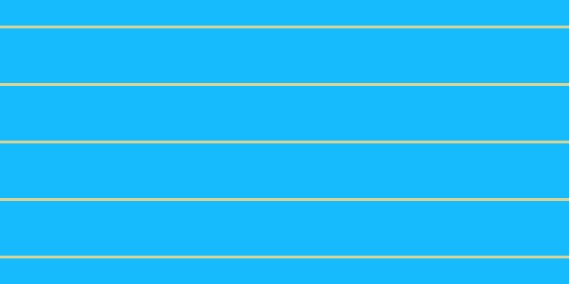 #16bbfd, #dbd393 horizontal lines, four pixels wide, seventy-seven pixels apart