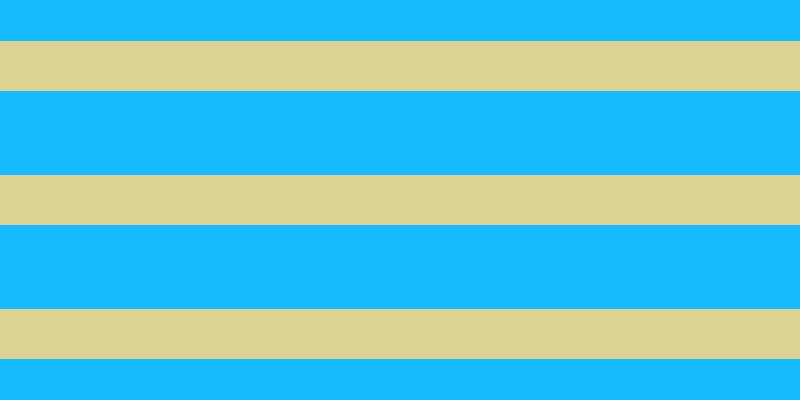 #16bbfd, #dbd393 horizontal lines, fifty pixels wide, eighty-four pixels apart