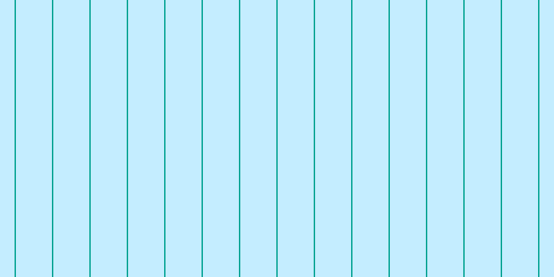 #16bbfd (25%), #04a393 vertical lines, two pixels wide, fifty-two pixels apart