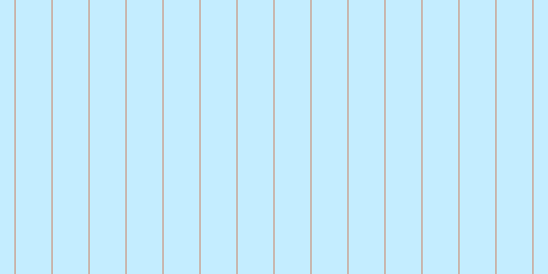 #16bbfd (25%), #caa393 vertical lines, two pixels wide, fifty-two pixels apart